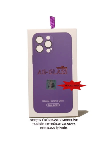 Meks Apple iPhone Uyumlu Ag Glass Buzlu Lens Korumalı Cep Telefonu Kılıfı - 8