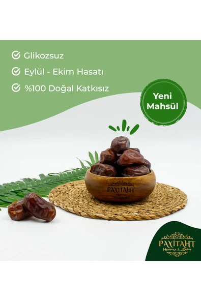 payitaht hurma Hudri Lüks Medine Hurması 10kg Yeni Mahsul Potasyum Zengini Kan Yapıcı Etli Iri Yapılı Hudri Lüks - Resim 4