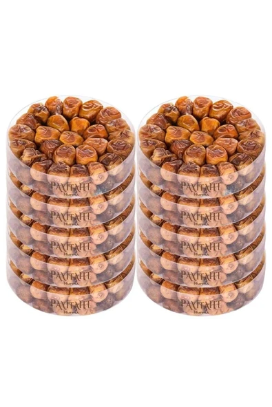 payitaht hurma Medine Cassim Kasim Sukkari Rutab Duble Taze -Yaş Hurma 5KG Tabak Hurma Yumuşak 10 Paket Set ürün görseli 1