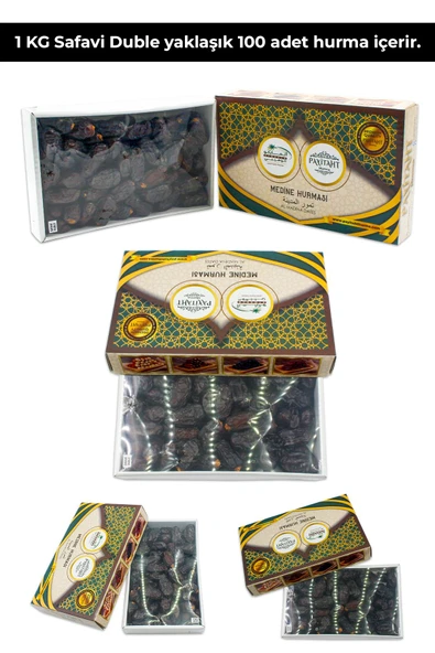 payitaht hurma Safavi Tadımlık Paket 250 gr Medine Yeni Mahsül - Resim 2