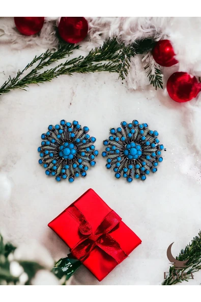 Elmas Montür Küpe - Resim 5