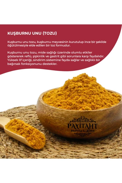 Kuşburnu Tozu- Keçiboynuzu Unu- Nar Çekirdeği- İğde Çekirdeği Unu Tozu Seti 200GRx4'lü Set - 2