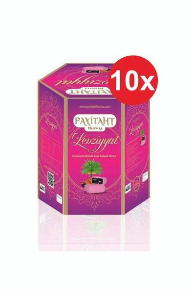 payitaht hurma Levziyyat - Frambuazlı Çikolata Kaplı Bademli Hurma 250gr X10 Paket