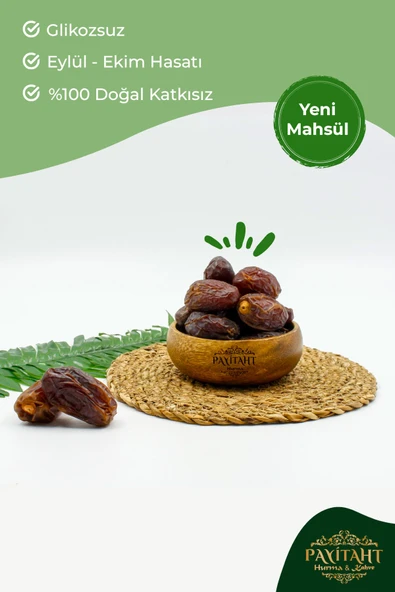payitaht hurma Medine Mejdul (MEDİOUL) Medjoul Hurması Iri Boy Şekersiz Taze  Yeni Mahsul 3kg Mecdul3kg - 4