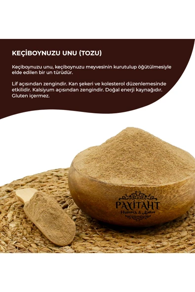 Kuşburnu Tozu- Keçiboynuzu Unu- Nar Çekirdeği- İğde Çekirdeği Unu Tozu Seti 200GRx4'lü Set - 4