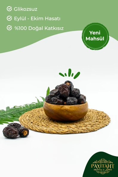 payitaht hurma Medine Acve Hurması (PEYGAMBER HURMASI) Yeni Mahsül 10kg Vitamin Deposu- 10 Kg Acve10kg - 4