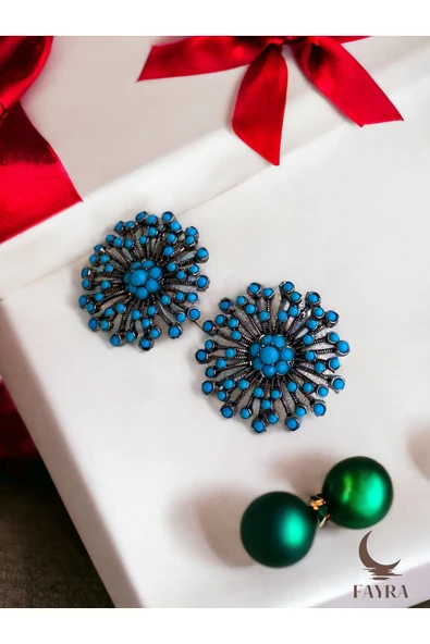 Elmas Montür Küpe - Resim 6