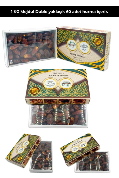 payitaht hurma Medine Mejdul (MEDİOUL) Medjoul Lüks Hurma Iri Boy Şekersiz Taze  Yeni Mahsul 1kg Lüksmejdul1kg - 2