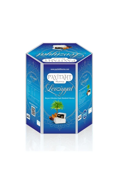 payitaht hurma Hurma Levziyyat - Beyaz Çikolata Kaplı Bademli Hurma 250gr