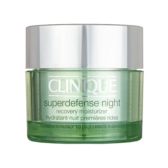 Clinique Superdefense Karma ve Yağlı Ciltler İçin Gece Kremi 50ml