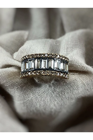 Elmas Montür Zirkon Taşlı Yüzük - Resim 6