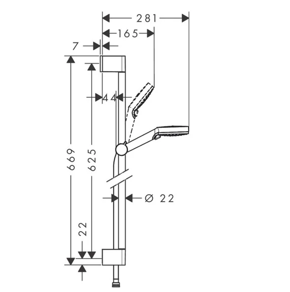 Hansgrohe Rebris+Crometta Banyo Seti - 4