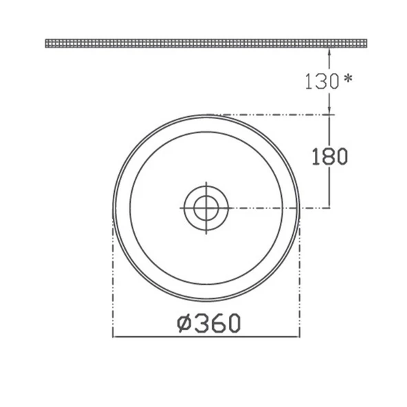Isvea Artısan Edition Rombo Tezgah Üzeri Lavabo 36cm Antrasit - 2