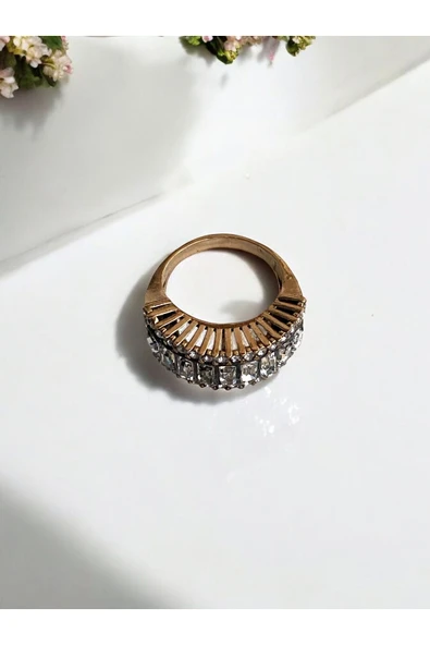 Elmas Montür Zirkon Taşlı Yüzük - Resim 2