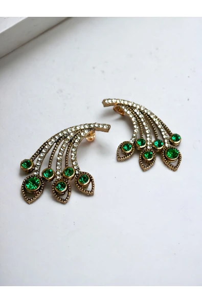 Zirkon Taşlı Küpe - Resim 5