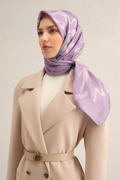 ARMİNE DJ SAF İPEK EŞARP 9322D (S) YAZ SEZON 2025 - 3