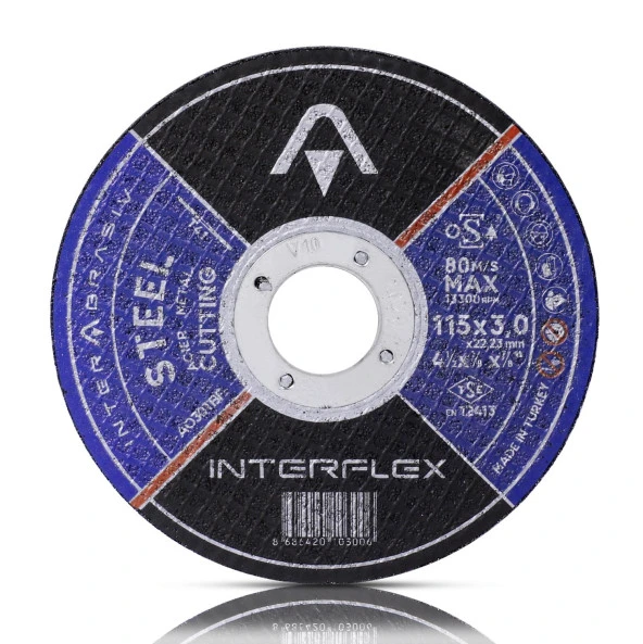İnterflex Metal Kesici Taş Disk 115x3.0x22.23 mm