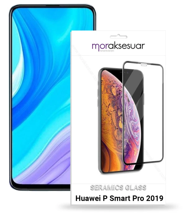 Huawei P Smart Pro 2019 Seramik Ekran Koruyucu Esnek Parlak Cam