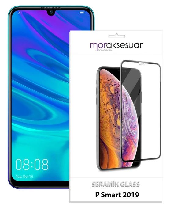 Huawei P Smart 2019 Seramik Ekran Koruyucu Esnek Parlak Cam