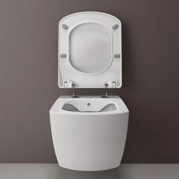 Creavit Elegant Amortisörlü Klozet Kapağı Beyaz KC1103.01.0000E - 2