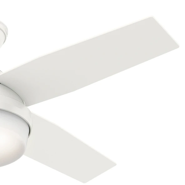 Hunter Fan - Dante Taze Beyaz - 112 Cm. Aydınlatmalı Uzaktan Kumandalı Tavan Vantilatörü - 2