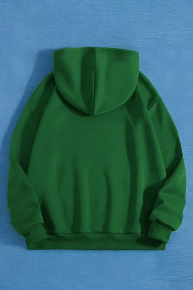 Papatya Kelebek Baskılı Oversize Sweatshirt - Resim 6