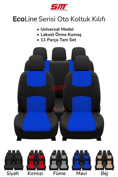 Ecoline Serisi Universal Oto Koltuk Kılıfı - 3