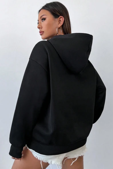 California Baskılı Oversize Sweatshirt - 2