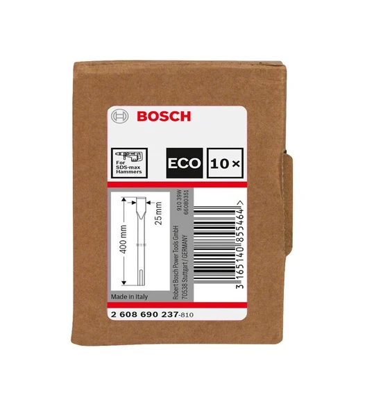 Bosch Eco Yassı Keski SDS-MAX 400*25mm 10 lu - 2