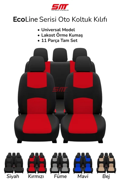 Ecoline Serisi Universal Oto Koltuk Kılıfı - 3