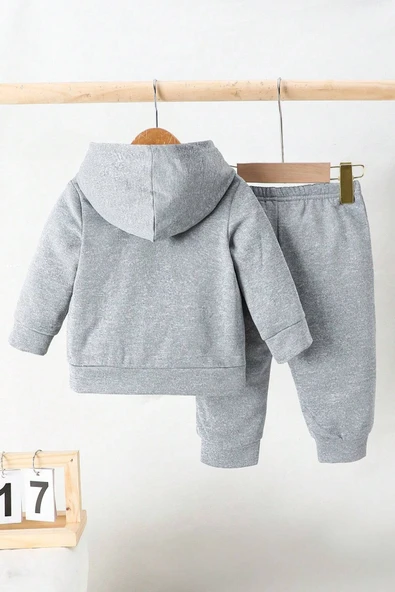 Galaksi Astronot Baskılı Çocuk Rahat Eşofman Takımı - Resim 6