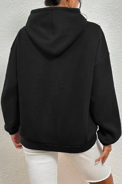 Candour Baskılı Oversize Sweatshirt - Resim 2