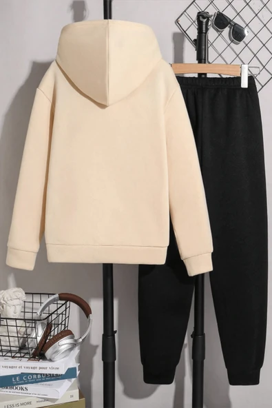 Yıldız Baskılı Çocuk Rahat Eşofman Takımı - Resim 2