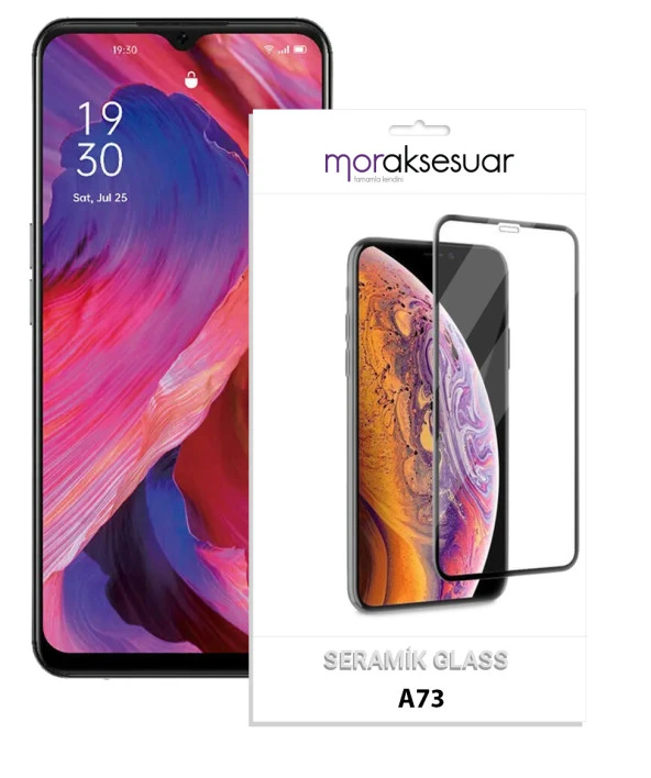 Oppo A73 Seramik Ekran Koruyucu Esnek Parlak Cam