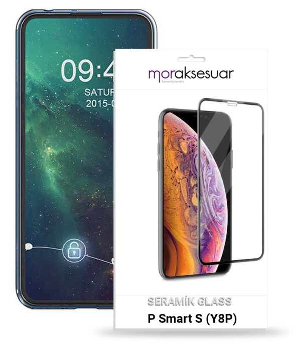 Huawei P Smart S(Y8P) Seramik Ekran Koruyucu Esnek Parlak Cam