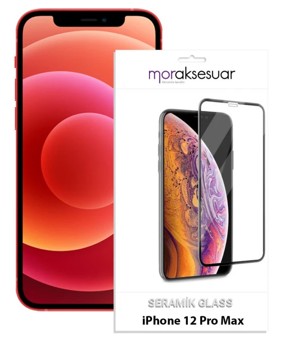 Apple iPhone 12 Pro Max Seramik Ekran Koruyucu Esnek Parlak Cam
