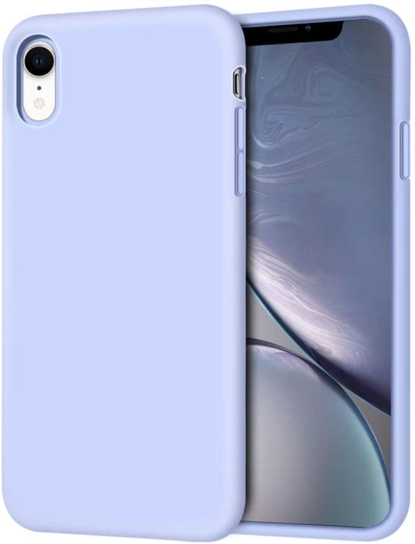 Apple iPhone XR Kılıf Ultra İnce Kaymaz Kadife Silikon - 5