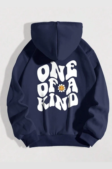 One Of a Kind Baskılı Oversize Sweatshirt - 9
