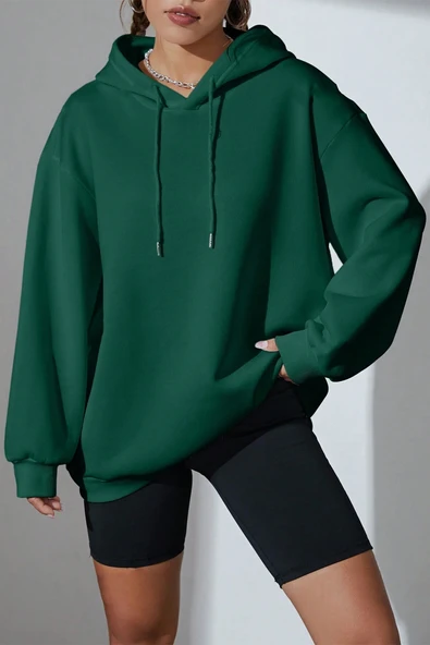 Good Loves You Baskılı Oversize Sweatshirt - 2