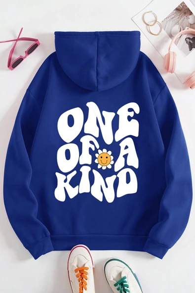 One Of a Kind Baskılı Oversize Sweatshirt - 7