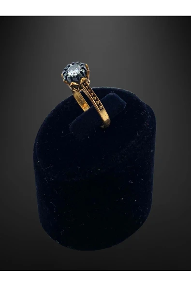 Elmas Montür Zirkon Taşlı Tektaş Yüzük - Resim 6