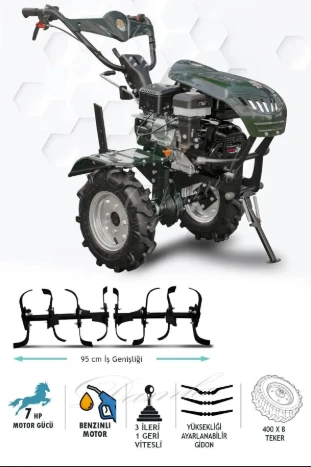 Kaan CP 250-S S3 3+1 Benzinli Çapa Makinesi