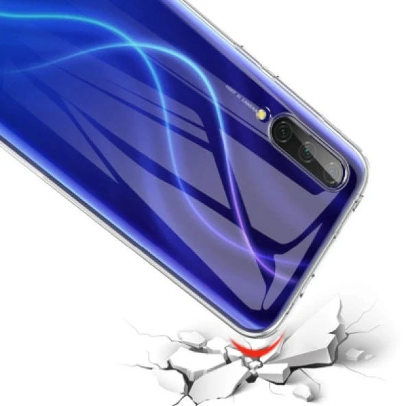 Xiaomi Mi 9 Lite Kılıf Şeffaf Hibrit Silikon Esnek Tam Koruma - 2