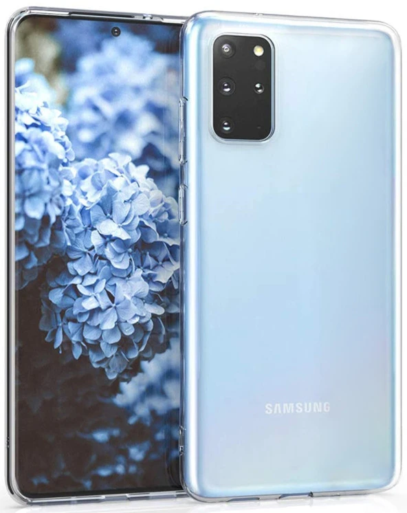 Samsung Galaxy S20 Plus Kılıf Şeffaf Hibrit Silikon Esnek Tam Koruma