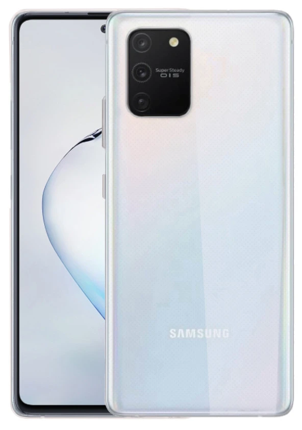 Samsung Galaxy A91 (S10 Lite) Kılıf Şeffaf Hibrit Silikon