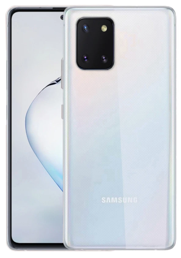 Samsung Galaxy A81 (Note 10 Lite) Kılıf Şeffaf Hibrit Silikon