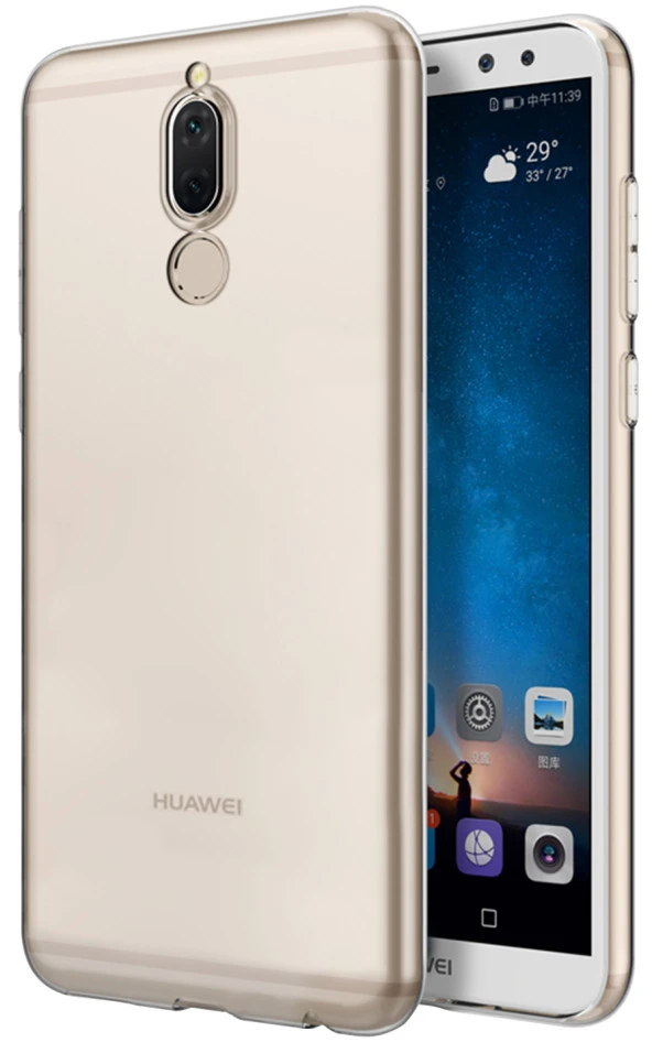 Huawei Mate 10 Lite Kılıf Şeffaf Hibrit Silikon Esnek Tam Koruma