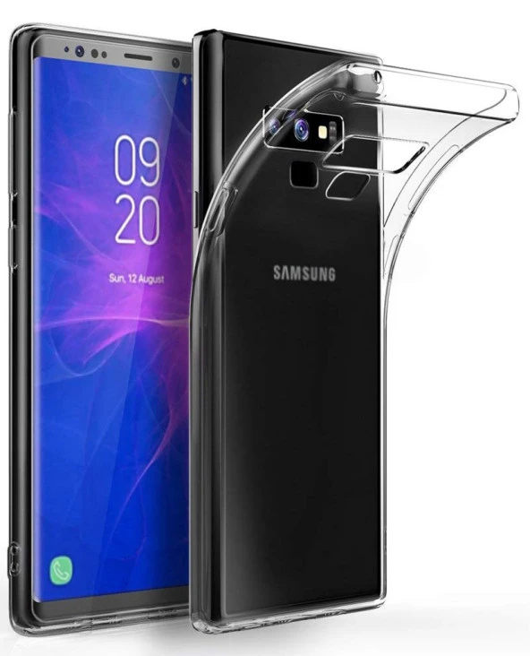 Samsung Galaxy Note 9 Kılıf Şeffaf Hibrit Silikon Tam Koruma