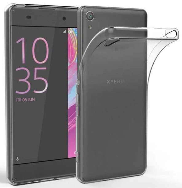 Sony Xperia X Kılıf Şeffaf Hibrit Silikon Esnek Kapak