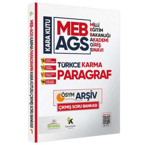 MEB-AGS Türkçenin Kara Kutusu En Kapsamlı KARMA PARAGRAF 2 Çıkmış ÖSYM Soru Bankası Çözümlü ürün görseli 1